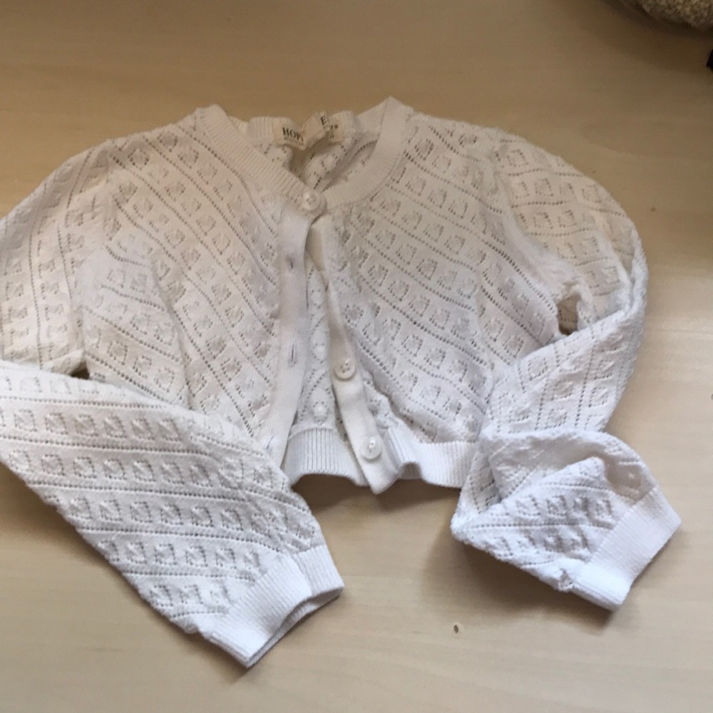 Hope and Henry White Sweater